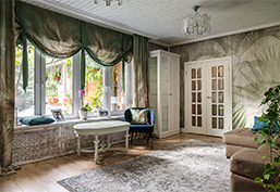 Living room for actress Zinaida Kiriyenko, the program «Ideal Repair», the First Channel Living room for actress Zinaida Kiriyenko, the program «Ideal Repair», the First Channel