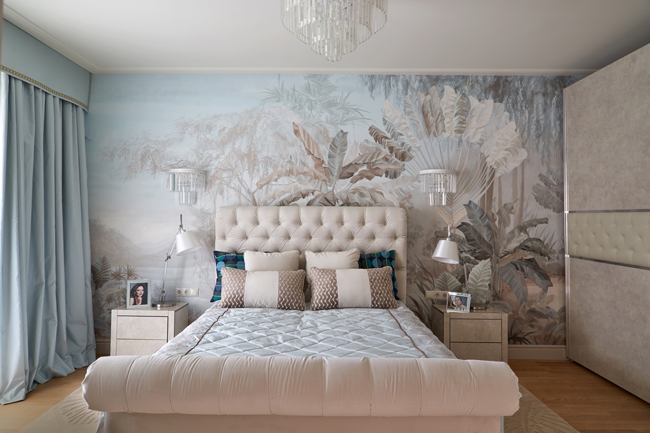 Irina Bezrukova's bedroom, Exclusive catalog “Idealny remont”, the First Channel Irina Bezrukova's bedroom, Exclusive catalog “Idealny remont”, the First Channel