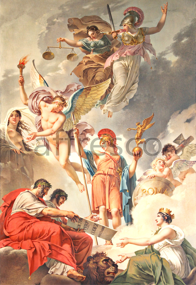 9101 |  Ceilings  | Gods in the sky | Affresco Factory