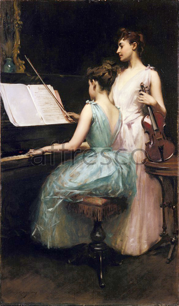 Scenic themes | Irving Ramsay Wiles The Sonata | Affresco Factory