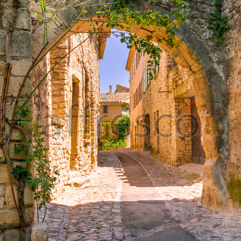 ID13427 | Pictures of Cities  | Sunny street view from the arch | Affresco Factory