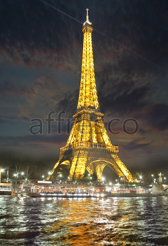 ID11269 | Pictures of Cities  | Luminated Eiffel tower | Affresco Factory