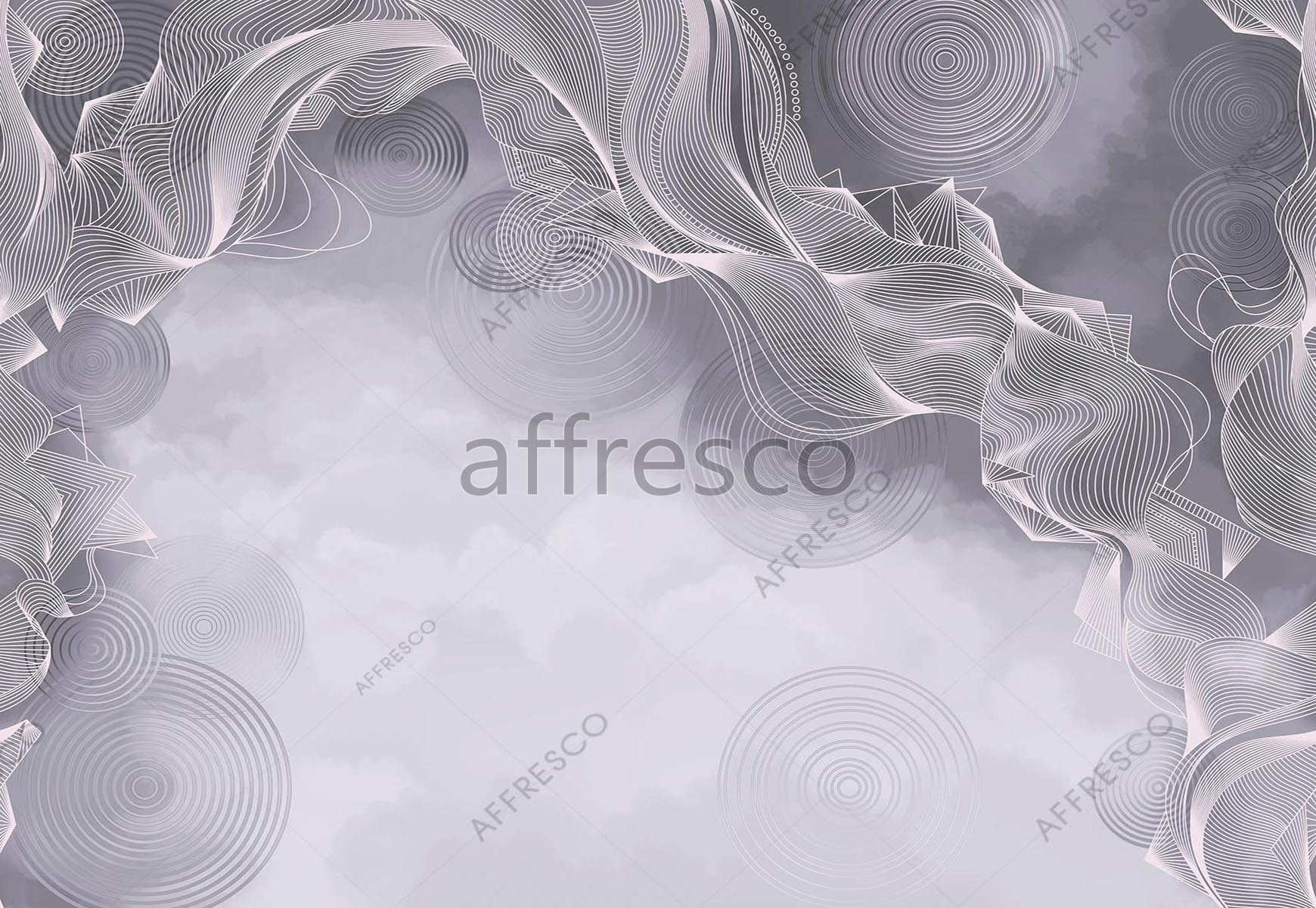 ID139174 | Geometry | shadowy clouds | Affresco Factory
