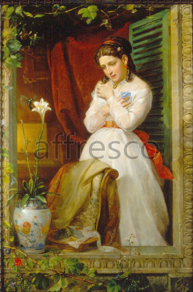 Scenic themes | Manuel Ocaranza The love of the Humming Bird | Affresco Factory