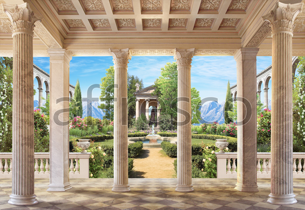 6286 | The best landscapes | Fountain view | Affresco Factory