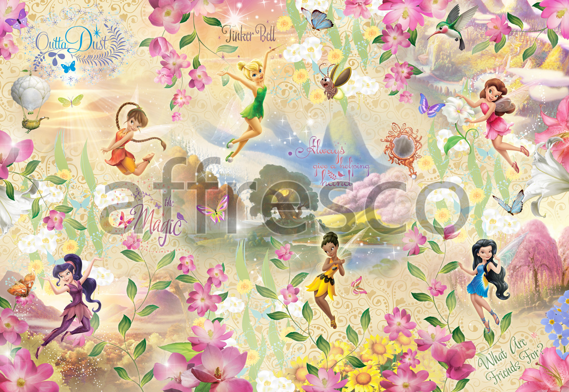 9665 | For Children | fairys in flowers | Affresco Factory