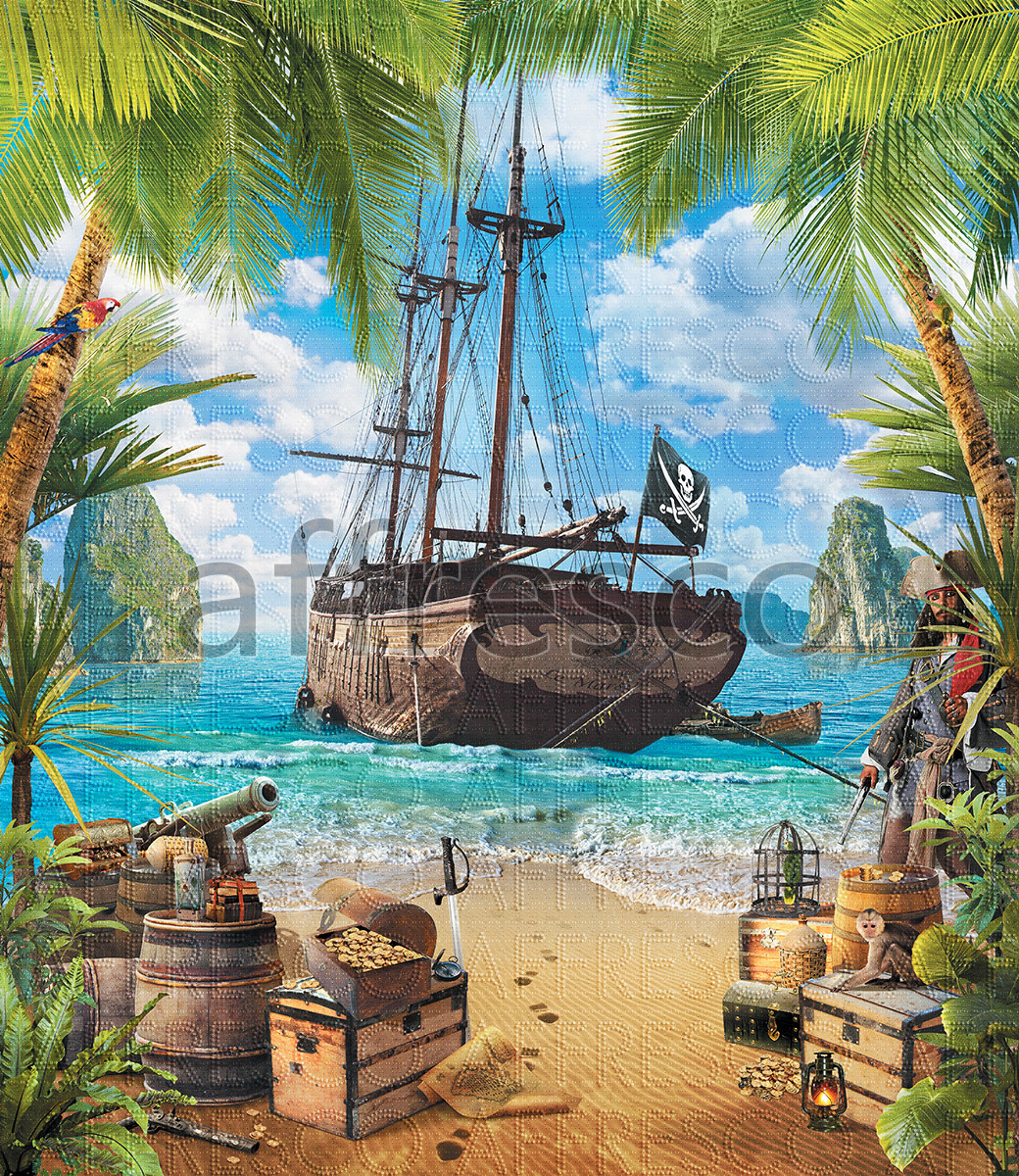 6340 | For Children | pirate ship | Affresco Factory