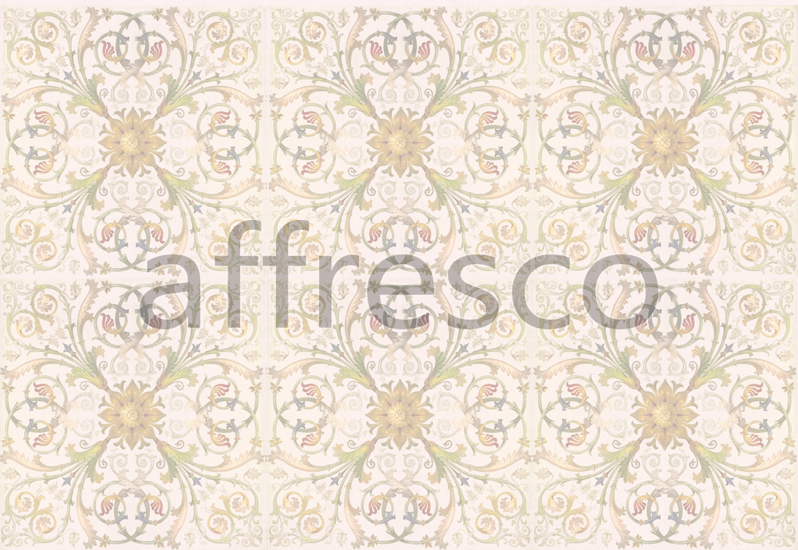9160 |  Ceilings  | Geometrical ornament with flowers | Affresco Factory