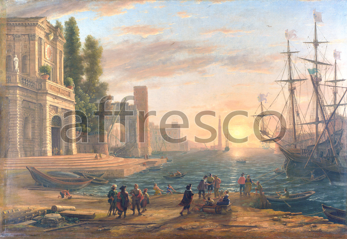 4092 | Picturesque scenery | gulf sailboat | Affresco Factory