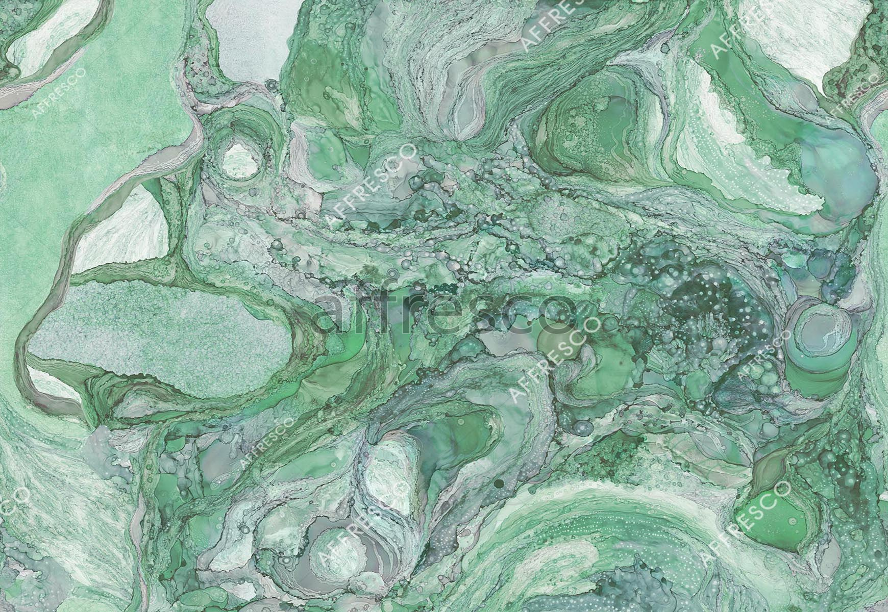 ID139044 | Fluid | Emerald rock | Affresco Factory