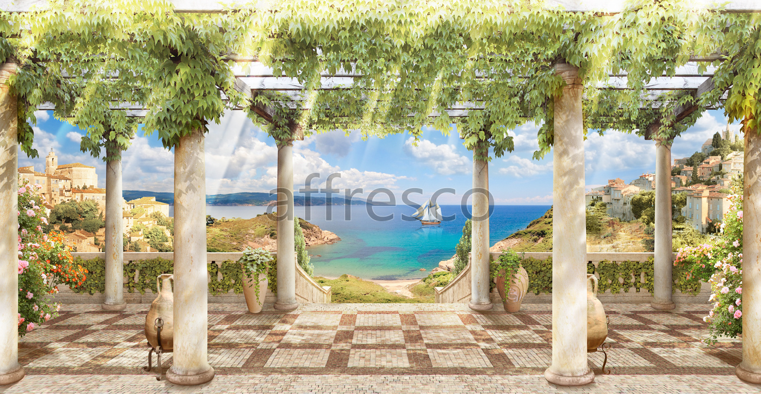 6282 | The best landscapes | Terrace in green | Affresco Factory