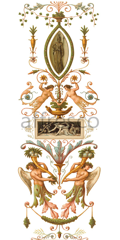 ID13557 | Classic Ornaments | classic vertical frieze | Affresco Factory