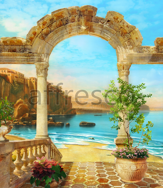 4997 | Picturesque scenery | Arch near the sea | Affresco Factory