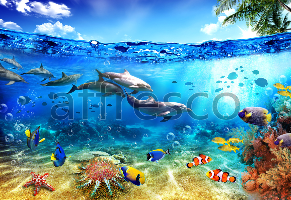 6504 | The best landscapes | Sea inhabitants | Affresco Factory