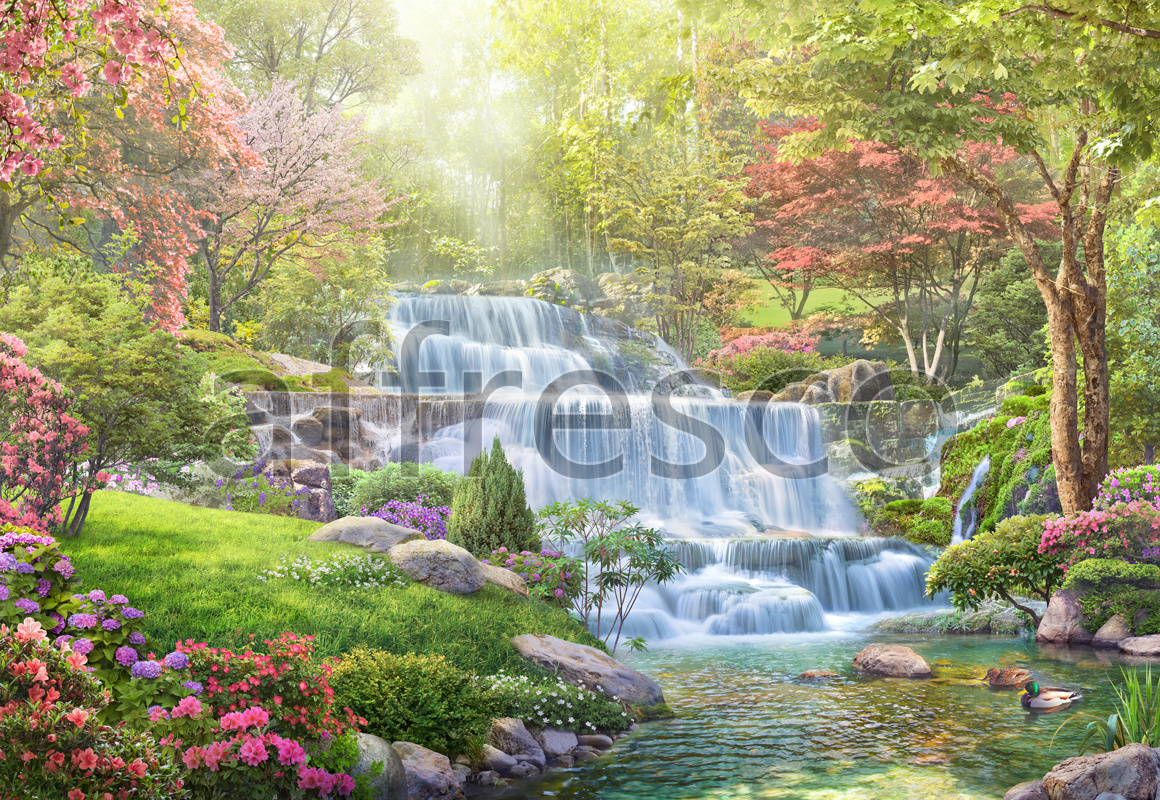 6558 | The best landscapes | Mountain river | Affresco Factory