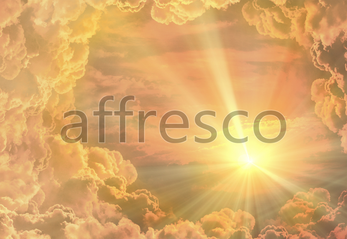 ID13495 | Sky | Sunrays in clouds | Affresco Factory