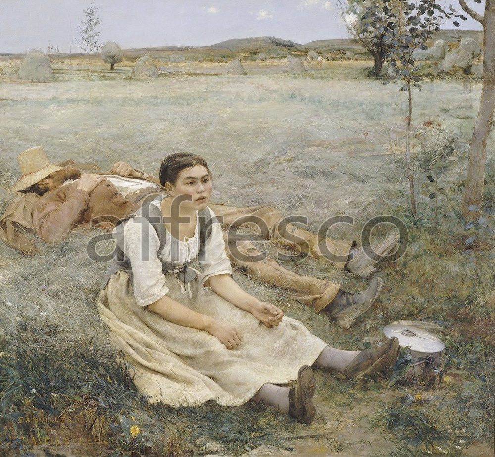 Scenic themes | Jules Bastien Lepage Hay making | Affresco Factory