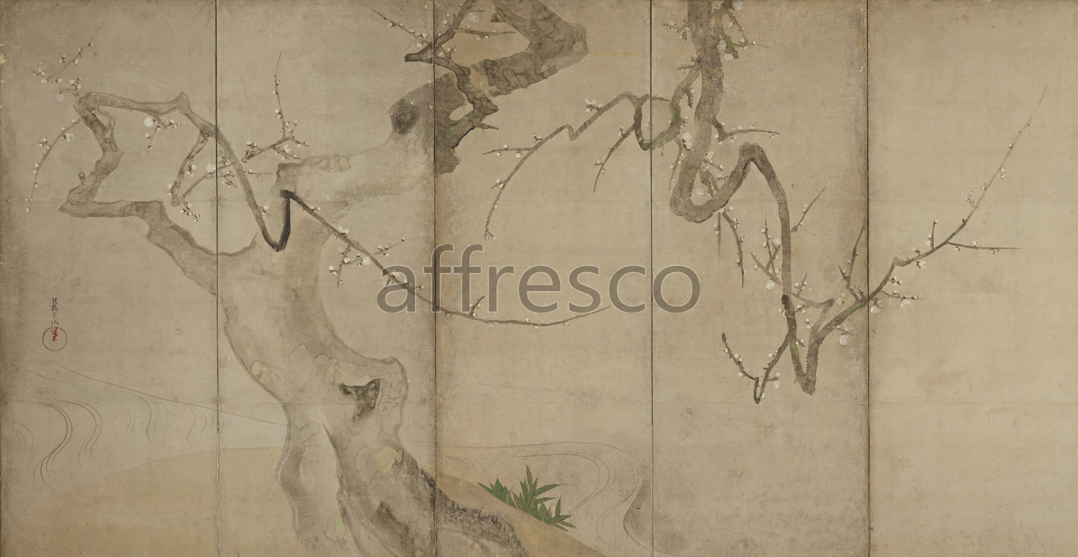 ID135697 | China & Japan | Изогнутые веточки | Affresco Factory