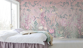 Handmade wallpaper, Dream Garden