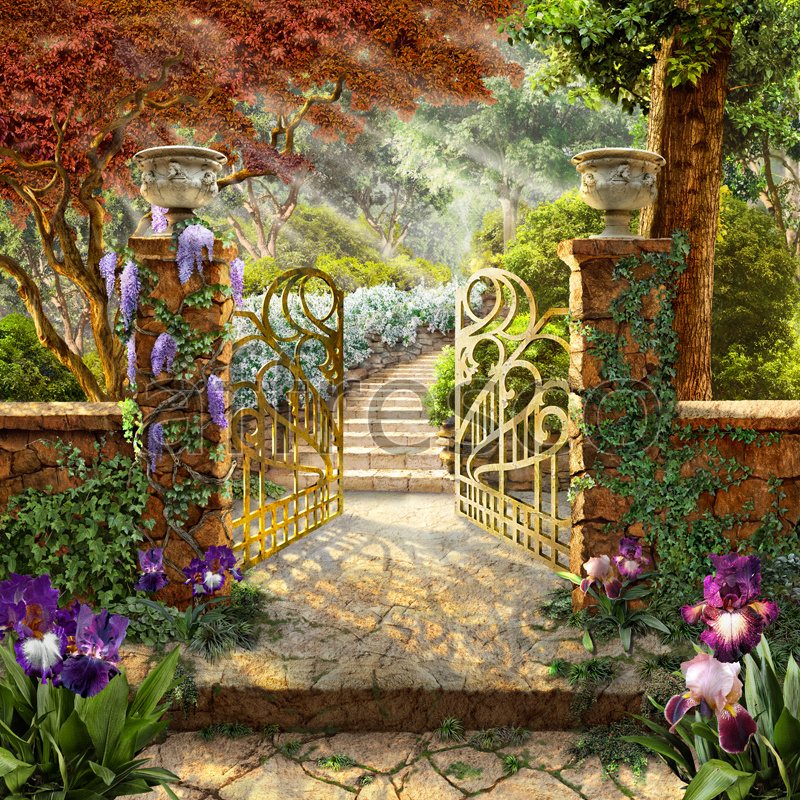 6498 | The best landscapes | Tracery gates | Affresco Factory