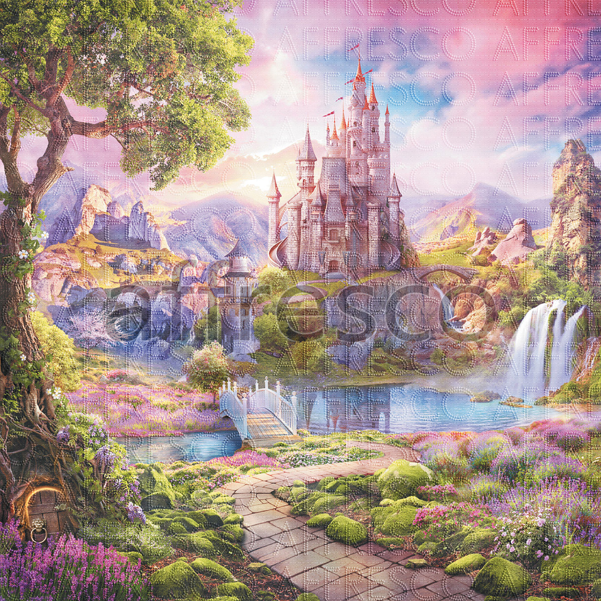 9715 | For Children | Castle in walley | Affresco Factory