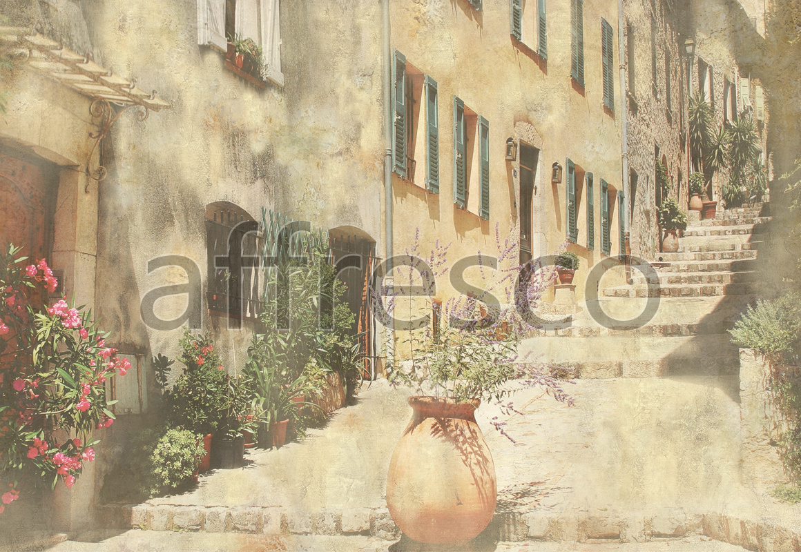 4245 | The best landscapes | Sunny european bystreet | Affresco Factory