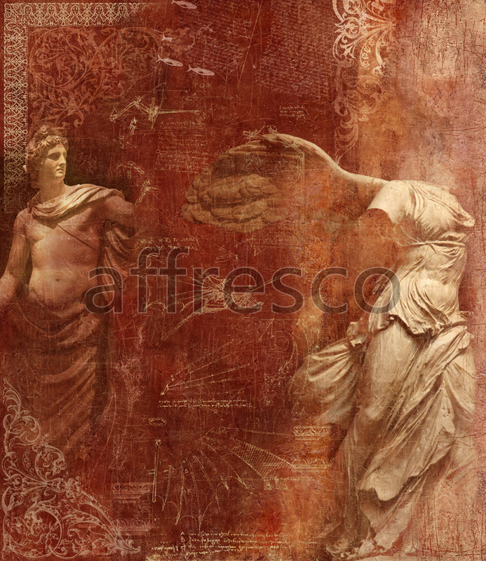 7024 | Classic Scenes | collage Apollo and Nika | Affresco Factory
