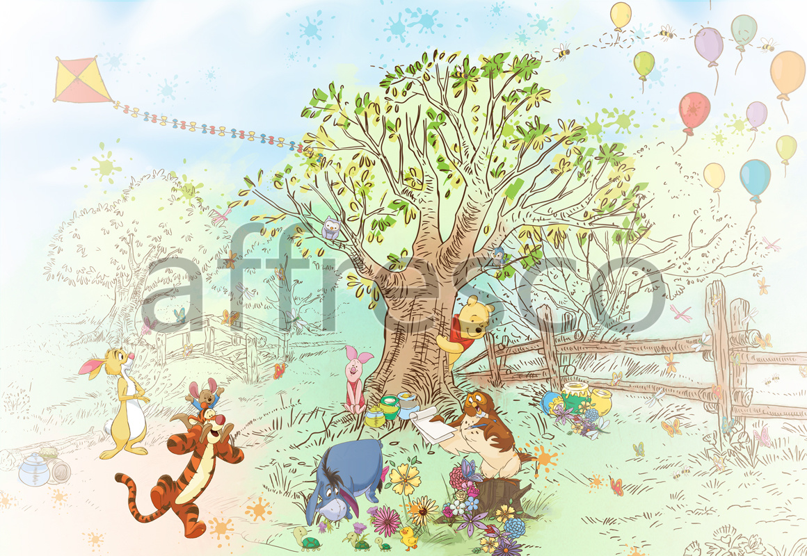 9669 | For Children | Winnie the Pooh friends | Affresco Factory