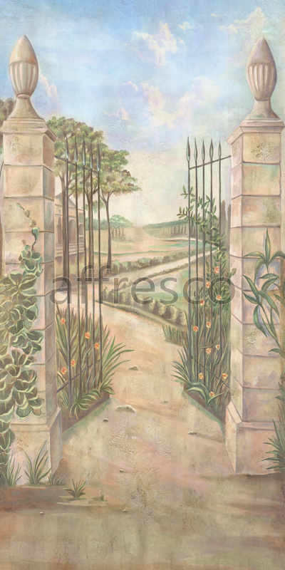 4506 | Picturesque scenery | Gates to a park | Affresco Factory