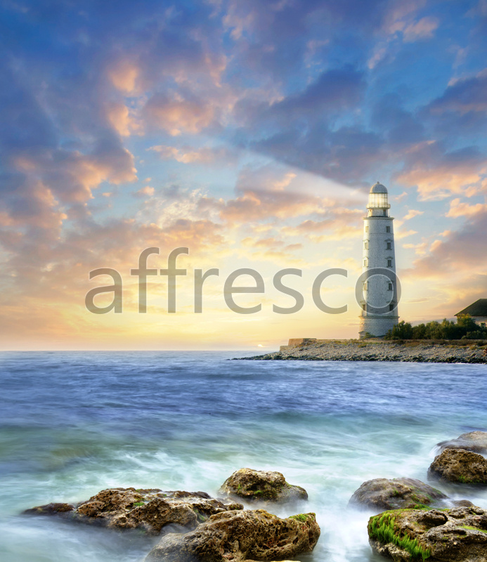 ID11159 | Pictures of Nature  | Sunset lighthouse | Affresco Factory