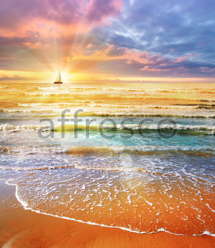 ID11240 | Pictures of Nature  | Sailor ship on the beach | Affresco Factory