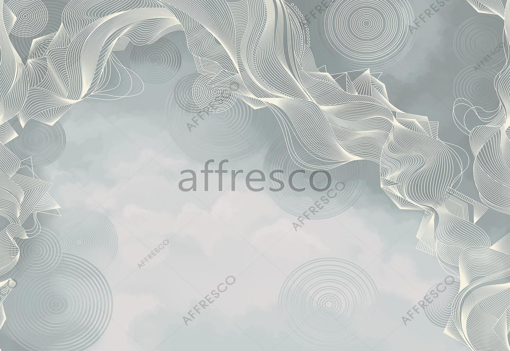ID139173 | Geometry | clouds in motion | Affresco Factory