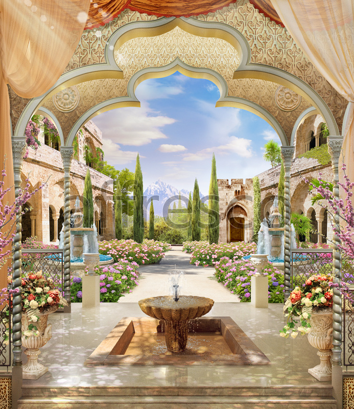 6410 | The best landscapes | Oriental Palace | Affresco Factory