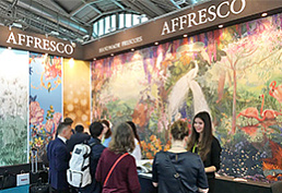 Affresco on the Heimtextil 2018 exhibition, Frankfurt, Germany Affresco on the Heimtextil 2018 exhibition, Frankfurt, Germany