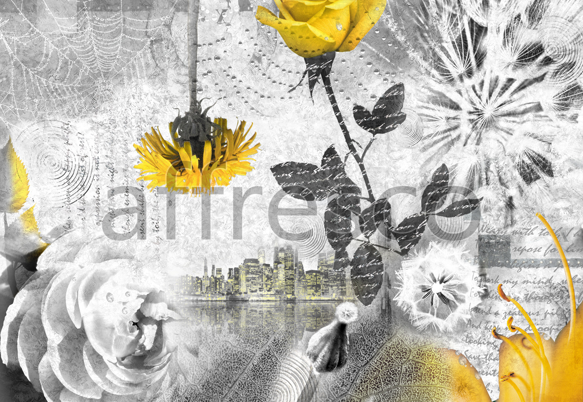 7068 | Flowers | floral motive | Affresco Factory