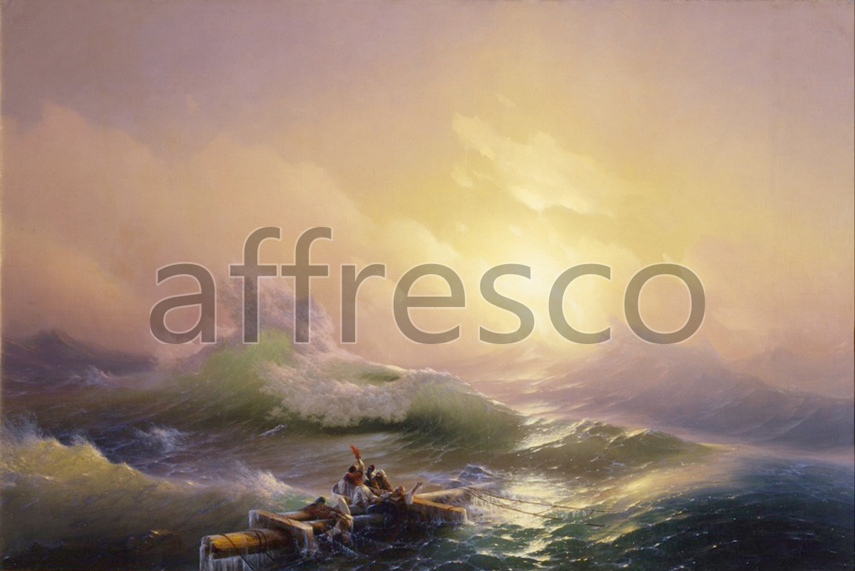 Marine art | Hovhannes Aivazovsky The Ninth Wave | Affresco Factory