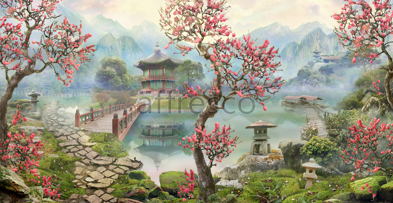 6422 | The best landscapes | Landscape in Japanese style | Affresco Factory