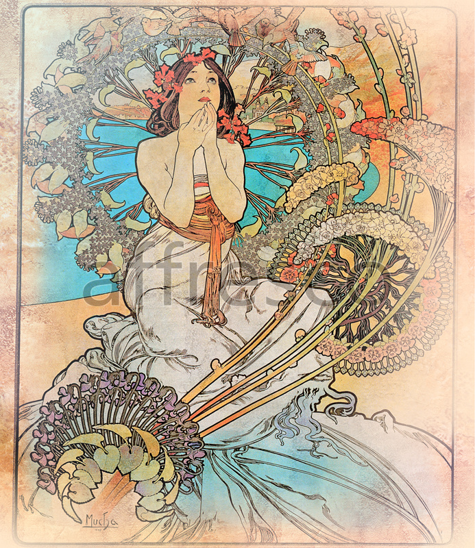 3308 | Modern | Picture Alphonse Mucha | Affresco Factory