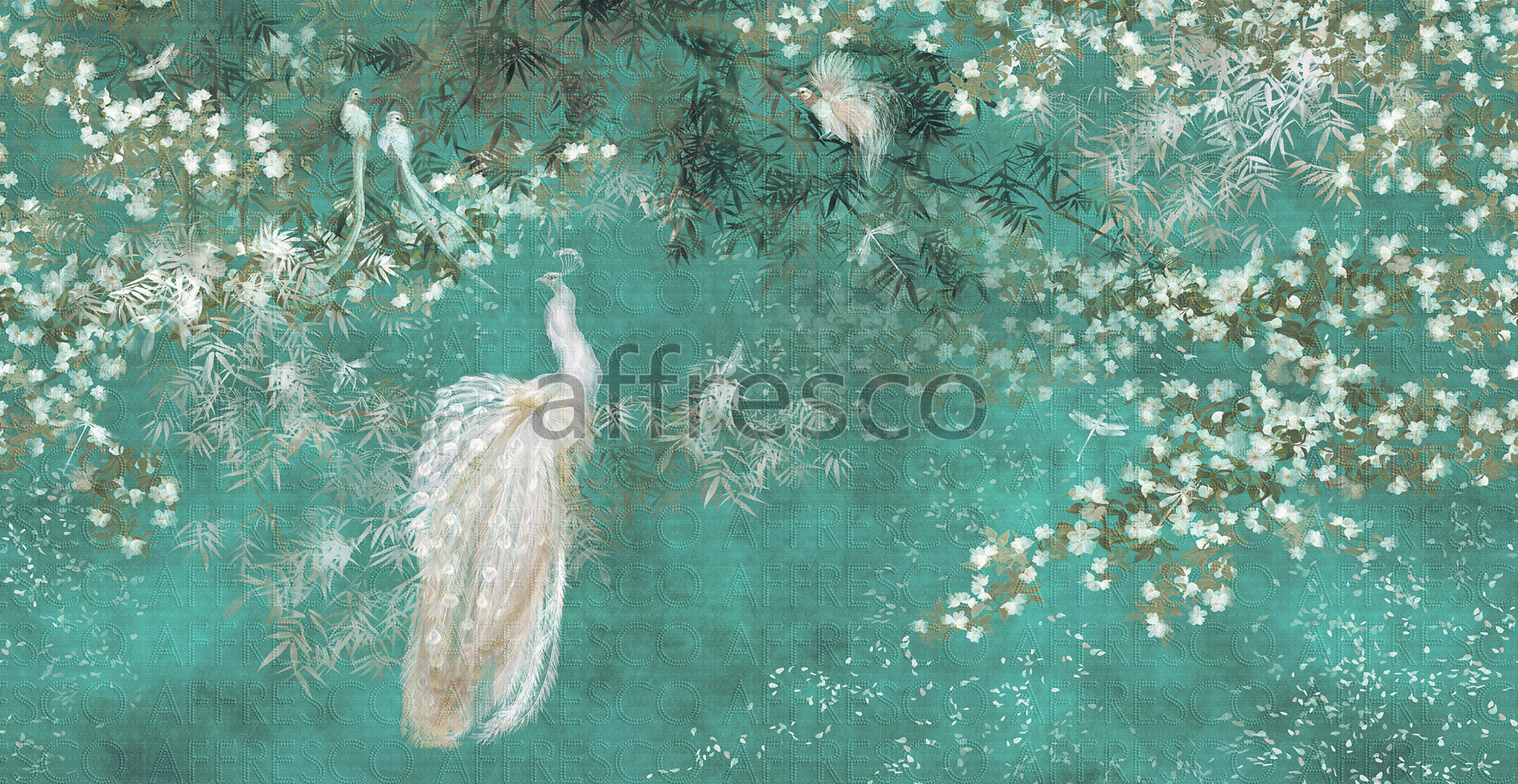 ID135866 | Forest | White Peacock | Affresco Factory