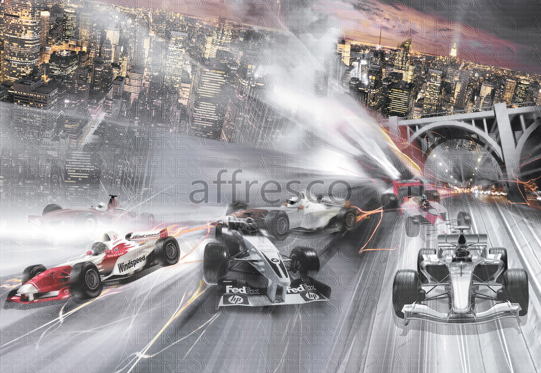 7057 | For Children | bolides of Formula 1 | Affresco Factory