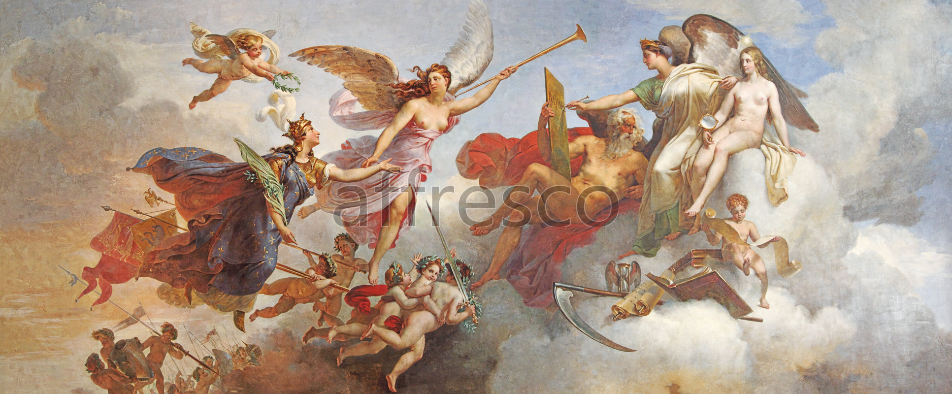 9109 |  Ceilings  | Sky mythological story | Affresco Factory