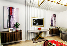 Project “Living room with an Apple”, “Kvartirnyi Vopros”, NTV Channel Project “Living room with an Apple”, “Kvartirnyi Vopros”, NTV Channel