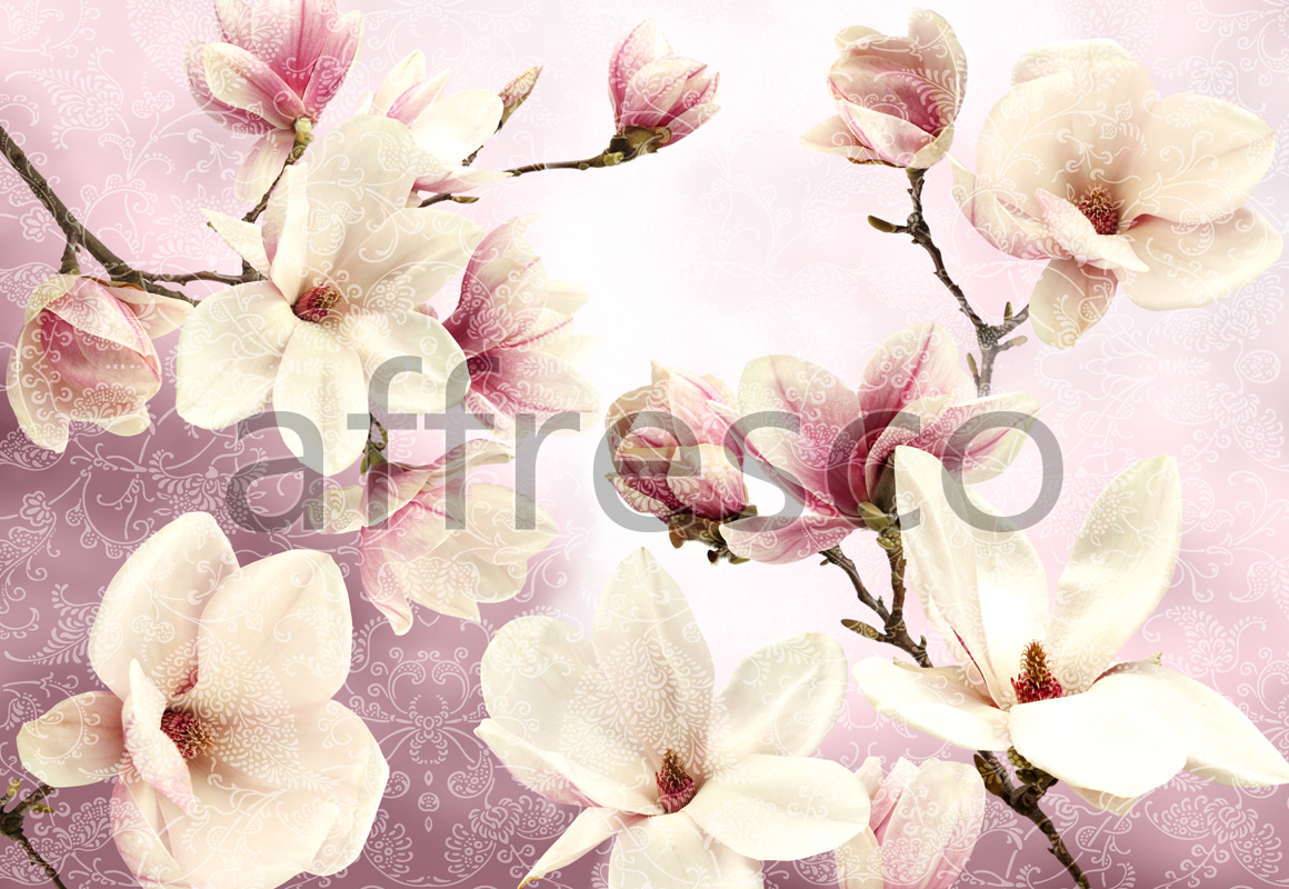 ID135589 | Flowers | Light pink flowers | Affresco Factory