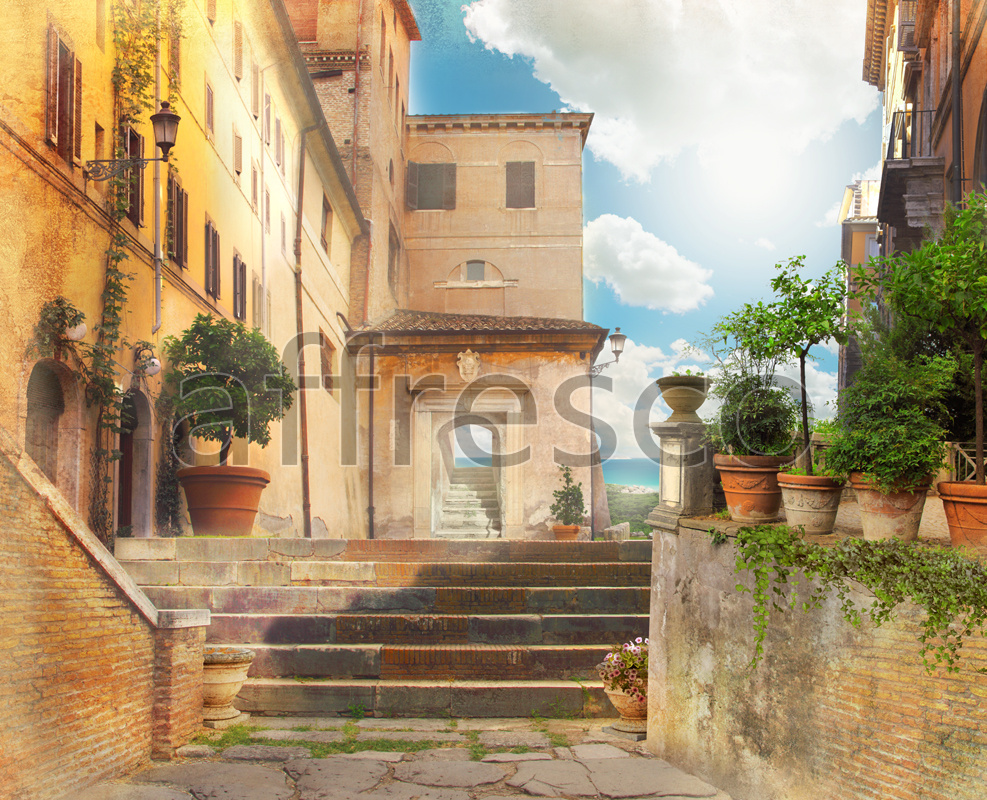 4949 | The best landscapes | Italian patio | Affresco Factory