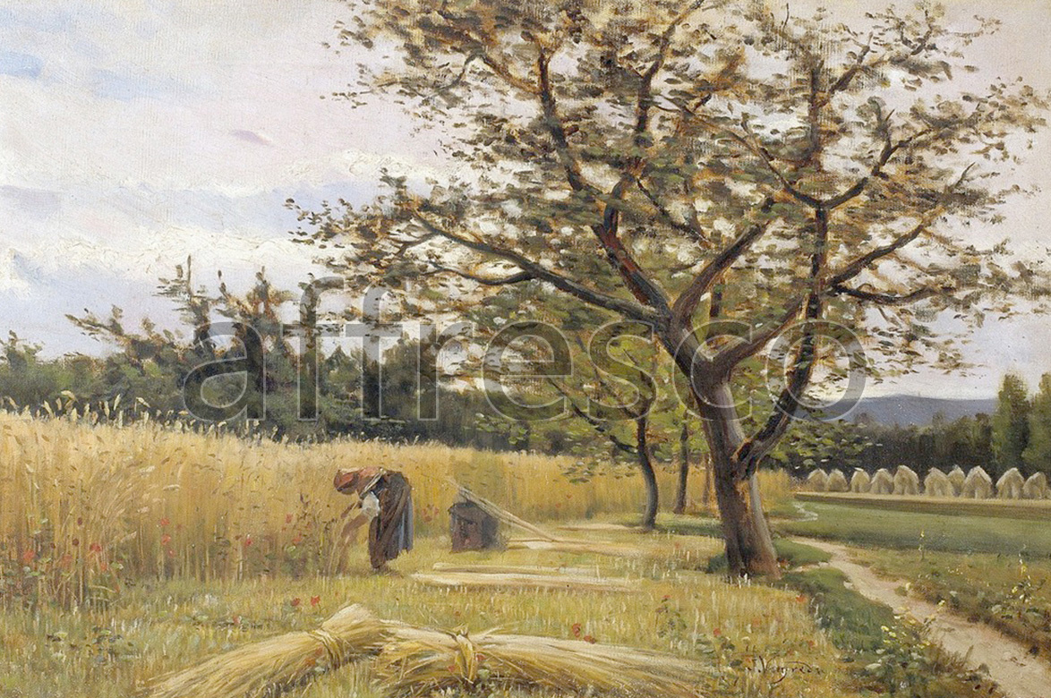 Classic landscapes | Joaquim Vayreda Reaping | Affresco Factory