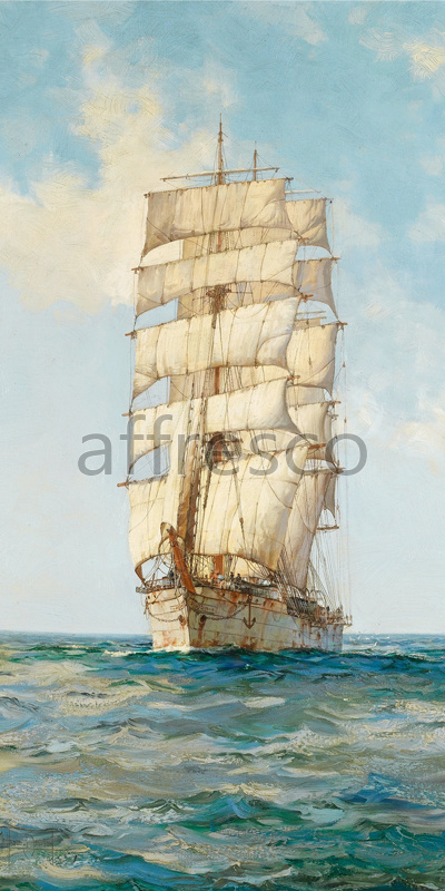 4404 | The best landscapes | old sailboat | Affresco Factory