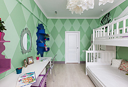 Affresco seamless frescoes for children’s room on Disney channel