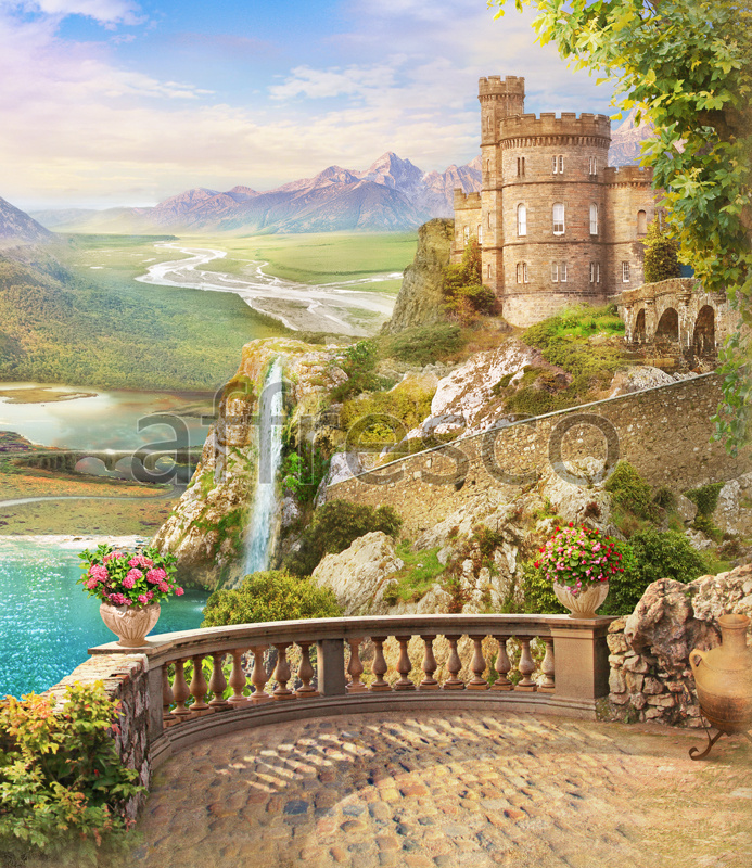 6298 | The best landscapes | Castle | Affresco Factory