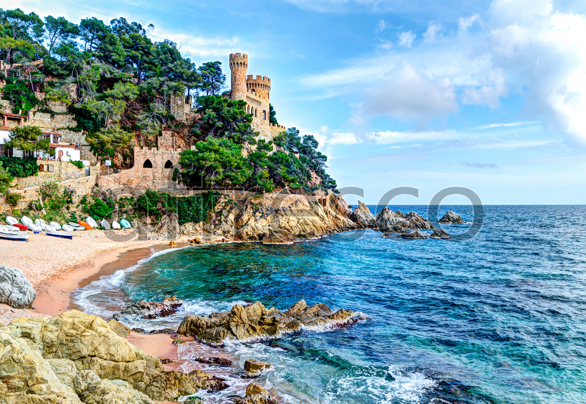 ID11385 | Pictures of Nature  | Castle by the sea | Affresco Factory