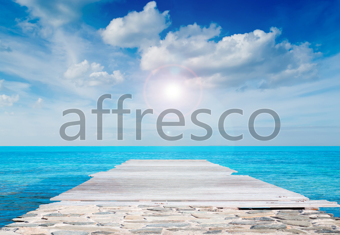 ID12914 | Pictures of Nature  | Pier at the sea | Affresco Factory